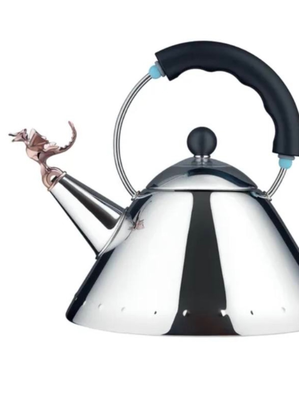 Alessi Dragon and Bird Whistle Gold for 9093 Kettle